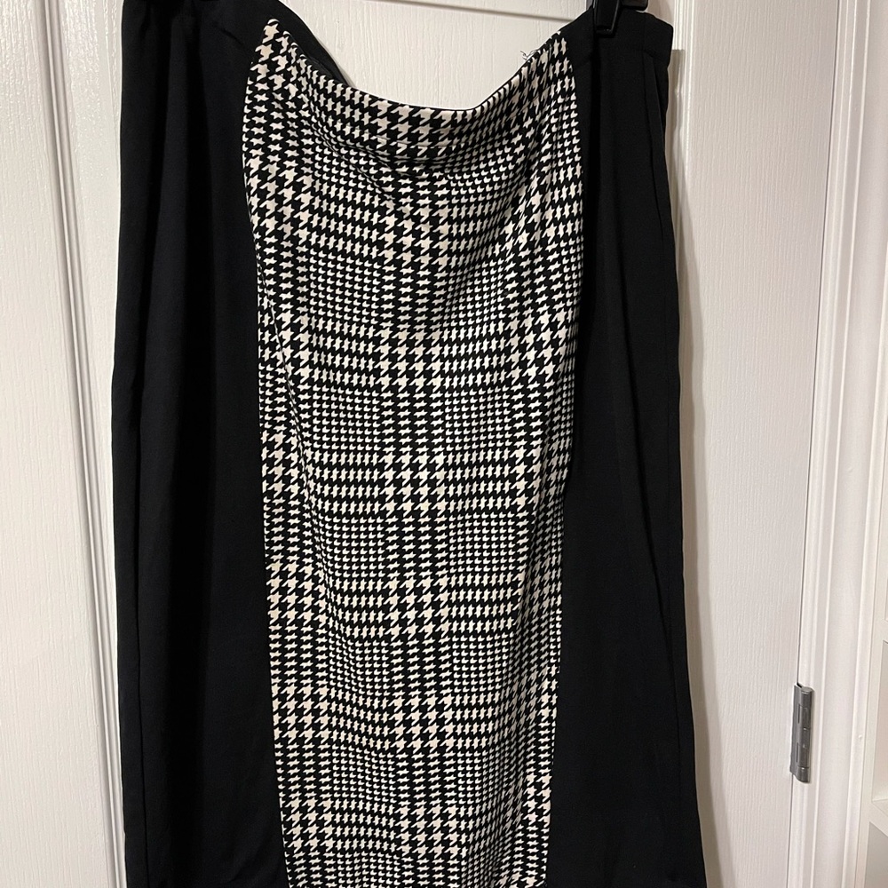Lane Bryant Houndstooth Skirt
